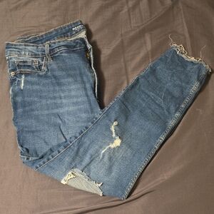 Old Navy Extra High Rise Rockstar Super Skinny Distressed Jeans